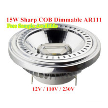 Éclairage LED 15W Sharp COB Dimmable AR111